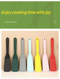 Food Grade Silicone Omelette Spatula Turner Cooking Spatula For Pancake Steak Silicone Thin Spatula