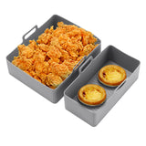 Factory Kitchen Accessories Silicone Reusable Kitchen Accessory Baking Pan Oven Trays Collapsible Silicon Air fryer Liners