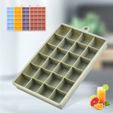 Factory  Ice Cube Lattice Portable Ice Maker Flexible Silicone Ice Cube Trays Molds with Removable Lid for Whiskey