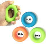 Finger Exercise Equipment Silicone Hand Trainers Wrist Finger Strength Trainer Hand Grip Strengthener