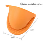 Factory Price Soft Silicone Heat Resistant Anti-Scald Gloves Pinch Grips Thick Oven Mitts Kitchen Cookin Tool Hand Clip