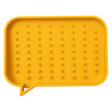 Factory CustomSilicone Rubber Soap Sponge Dish Storage Holder Drain Trays Shelf for Kitchen Bathroom Shower Accessory