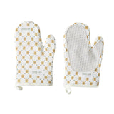 Factory Custom Waterproof Heat Resistant Silicone Glove with Cotton Anti-slip Kitchen BBQ Cooking Baking Gloves Oven Mitts