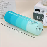 Factory Customized Silicone Pen Pencil Case Waterproof Pencil Bag Lightweight Portable Cute Pencil Pouch