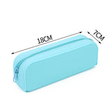 Factory Customized Silicone Pencil Case soft Pencil Pouch Durable Pencil Bag Simple Stationery Bag,School Office Aesthetic School Organizer