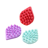 Factory Custom Silicone Shampoo Brush Head Scalp Massage Comb Hair Washing Body Bath Shower Salon Hairdressing Tool