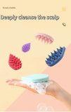 Factory Custom Silicone Shampoo Brush Head Scalp Massage Comb Hair Washing Body Bath Shower Salon Hairdressing Tool