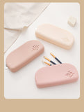 Silicone makeup brush holder