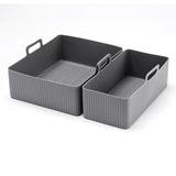 Factory Kitchen Accessories Silicone Reusable Kitchen Accessory Baking Pan Oven Trays Collapsible Silicon Air fryer Liners