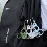 Portable Silicone Water Bottle Buckle Bottle Convenient Carrying Clip Hook Holder with D-Ring Hook for Camping Hiking Traveling