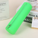 Factory Customized Silicone Pen Pencil Case Waterproof Pencil Bag Lightweight Portable Cute Pencil Pouch