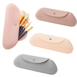 Silicone travel makeup brush holder