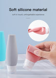 Factory 90ml Travel Silicone Squeeze Bottle Sub-bottling Container Lotion Refilling Bottle Set Silicone Traveling Bottle