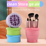 Factory Two-In-One Washing Brush And Drying Brush Beauty Tools Collapsible Cosmetic Brush Holder Silicone Makeup Brush Cleaner